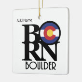 GEBOREN Boulder Colorado Zauberhafte Keramik Keramikornament (Links)