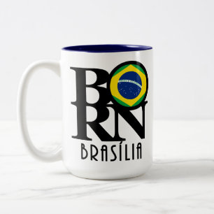 GEBOREN Brasilia 15oz Zweifarbige Tasse