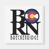 GEBOREN Breckenridge Colorado Magnet (Vorne)