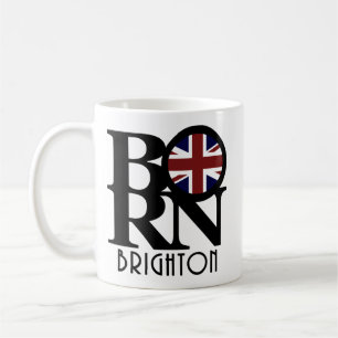 GEBOREN Brighton England 11oz Kaffeetasse