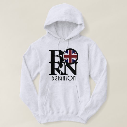 GEBOREN Brighton England Hoodie (Design vorne)