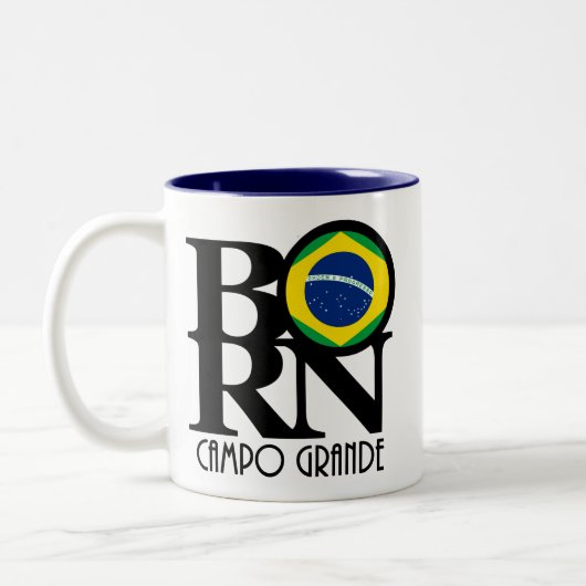 GEBOREN Campo Grande 11oz Zweifarbige Tasse (Links)