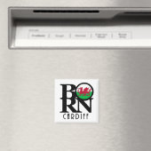 GEBOREN Cardiff Wales Magnet (In Situ (Geschirrspüler))