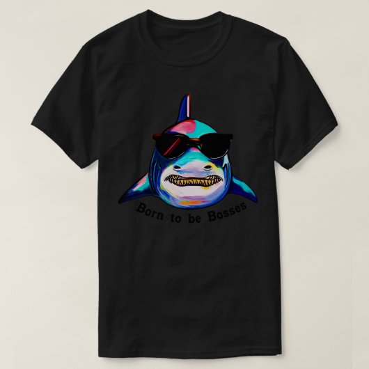 Geboren, Chefs zu sein T-Shirt (Design vorne)