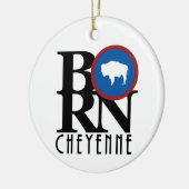 GEBOREN Cheyenne Keramik Ornament (Links)