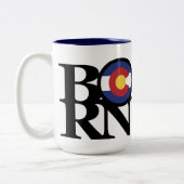 GEBOREN Colorado 15oz Zweifarbige Tasse (Links)