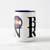 GEBOREN Colorado 15oz Zweifarbige Tasse (Mittel)