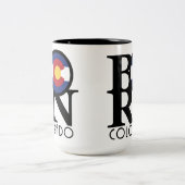 GEBOREN Colorado 15oz Zweifarbige Tasse (Mittel)
