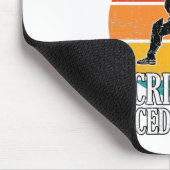 Geboren Cricket spielen zu müssen Mousepad (Ecke)