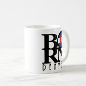 GEBOREN Denver Colorado 11oz Kaffeetasse (VorderseiteRechts)