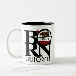 GEBOREN Diablo California 11oz Zweifarbige Tasse