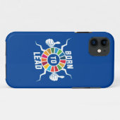 Geboren, die Führung der globalen Ziele der UN SDG Case-Mate iPhone Hülle (Rückseite (Horizontal))