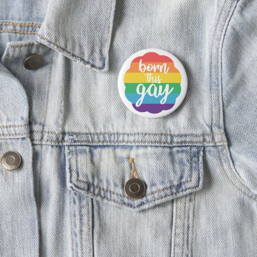 Geboren dieses Gay Button (Beispiel)