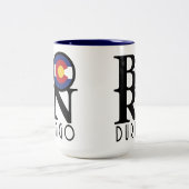 GEBOREN Durango Colorado 15oz Zweifarbige Tasse (Mittel)