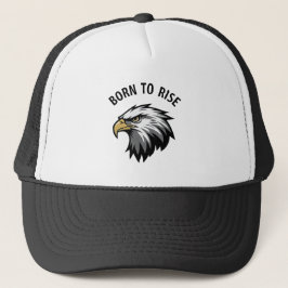 Geboren, Eagle Trucker Hat Retro Mesh Cap zu erhöh Truckerkappe