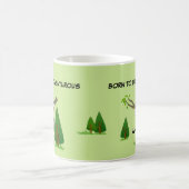 Geboren, ein abenteuerliches, originelles Cat Love Kaffeetasse (Mittel)