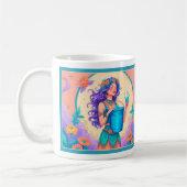 Geboren, ein Aquarius zu sein Kaffeetasse (Links)