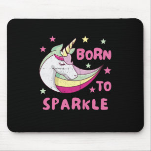 Geboren, ein Einhorn-Zauberer zu sein Mousepad