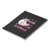 Geboren, ein Einhorn-Zauberer zu sein Notizblock (Rotiert)