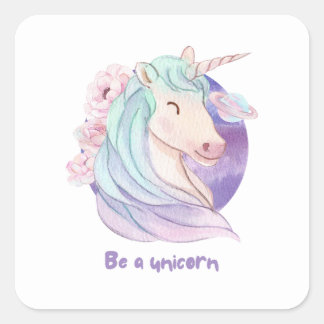 Geboren, ein einzigartiger Fanclub zu sein Quadratischer Aufkleber