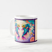 Geboren, ein Fisch zu sein Kaffeetasse (Vorderseite Links)