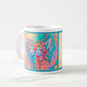 Geboren, ein Gemini zu sein Kaffeetasse (Vorderseite Links)
