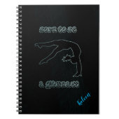 Geboren, ein Gymnast-Sketch-Notebook zu sein Notizblock (Vorderseite)