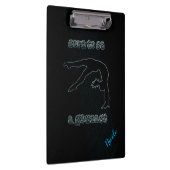 Geboren, ein Gymnast-Sketch-Zwischenablage zu sein Klemmbrett (Rechts)