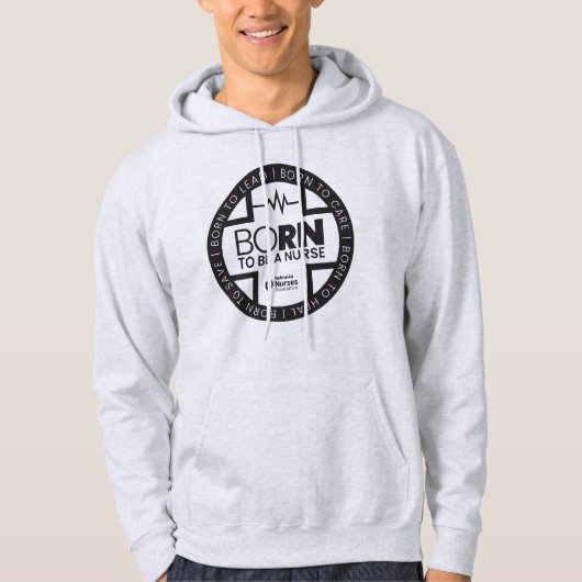 Geboren, ein knackiger, hellfarbener Hoodie zu sei (Vorderseite)