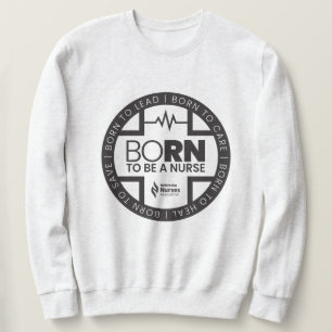 Geboren, ein knackiges, hellfarbenes Sweatshirt zu