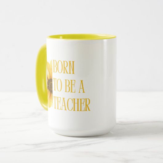 Geboren, ein Lehrergeschenk zu werden, Tasse der K (Vorderseite Links)