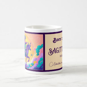 Geboren, ein Schütze zu sein Kaffeetasse