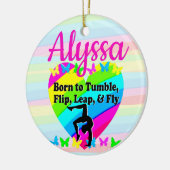 GEBOREN, EINE KÖNIGIN ZU SEIN KERAMIK ORNAMENT (Links)