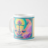 Geboren, eine Libra zu sein Kaffeetasse (Vorderseite Links)