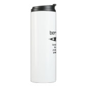 Geboren, einen Kajak zu paddeln Thermosbecher (Nach links gedreht)