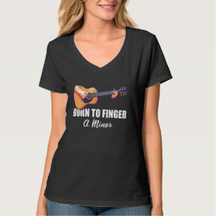 Geboren, einen kleinen, lustigen Gitarren-Gitarren T-Shirt