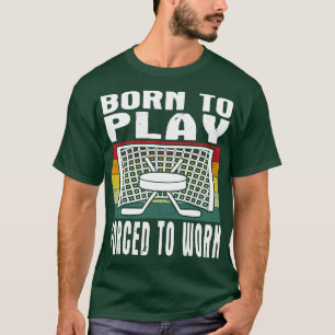 Geboren, Eishockey zu spielen, der Vintag arbeiten T-Shirt