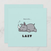 Geboren, faul zu sein (Vorne/Hinten)