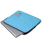 Geboren, faul zu sein laptopschutzhülle (Vorne Knopf)