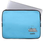 Geboren, faul zu sein laptopschutzhülle (Vorderseite)