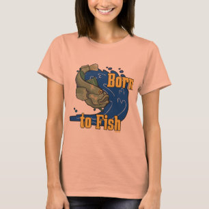 Geboren, Fischen-T-Shirt zu fischen T-Shirt