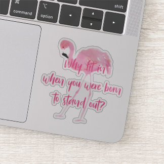 Geboren, Flamingo auszublenden Aufkleber