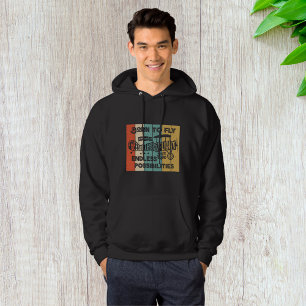Geboren fliegen hoodie
