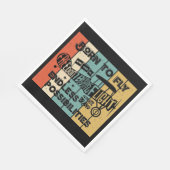 Geboren fliegen serviette (Ecke)