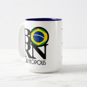 GEBOREN Florianópolis Zweifarbige Tasse (Vorderseite Links)