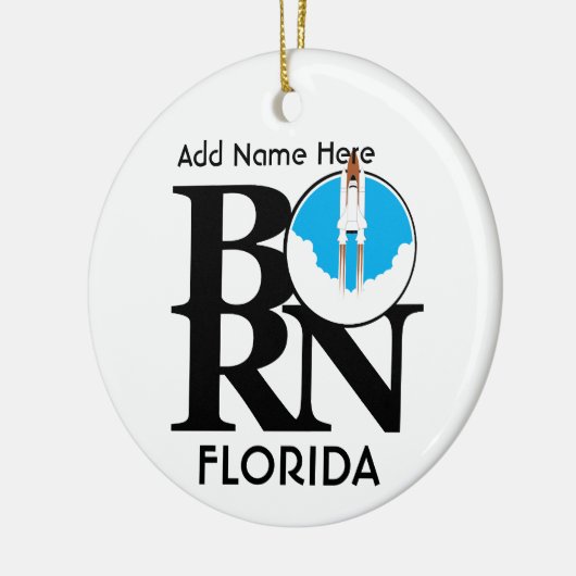 GEBOREN Florida Shuttle Keramik Ornament (Links)