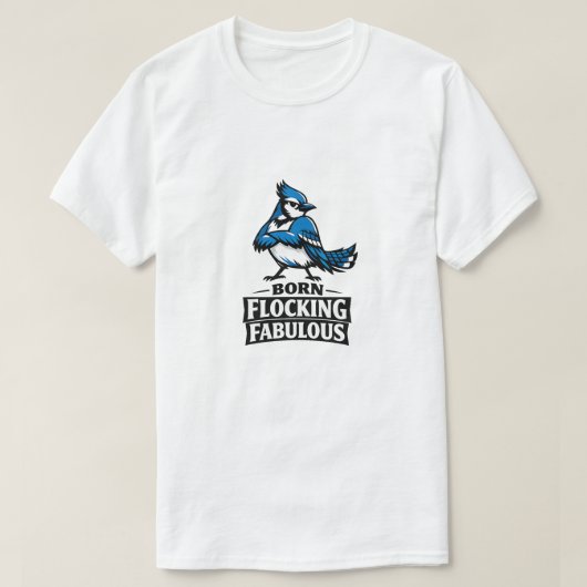 GEBOREN FLOTT BABULÖS T-Shirt (Design vorne)