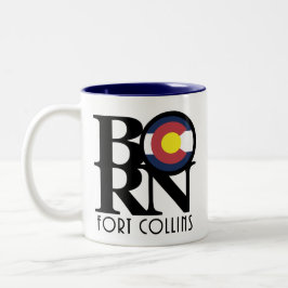 GEBOREN Fort Collins Colorado 11oz Zweifarbige Tasse