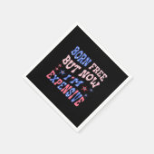 Geboren frei, aber jetzt bin ich teuer serviette (Ecke)