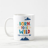 Geboren frei zu sein kaffeetasse (Links)